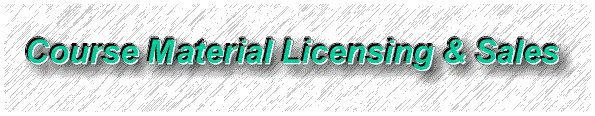 Course Material Licensing & Sales